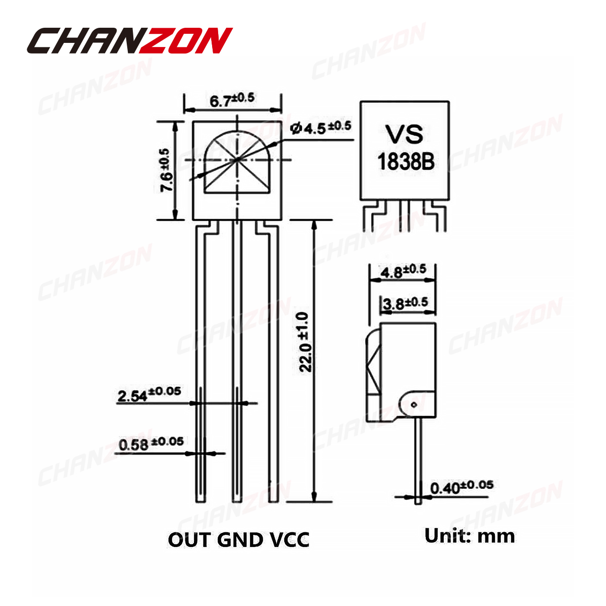 10 Chiếc VS1838B IR LED LED Ph - đánh giá và giá Science And Hobby Photos