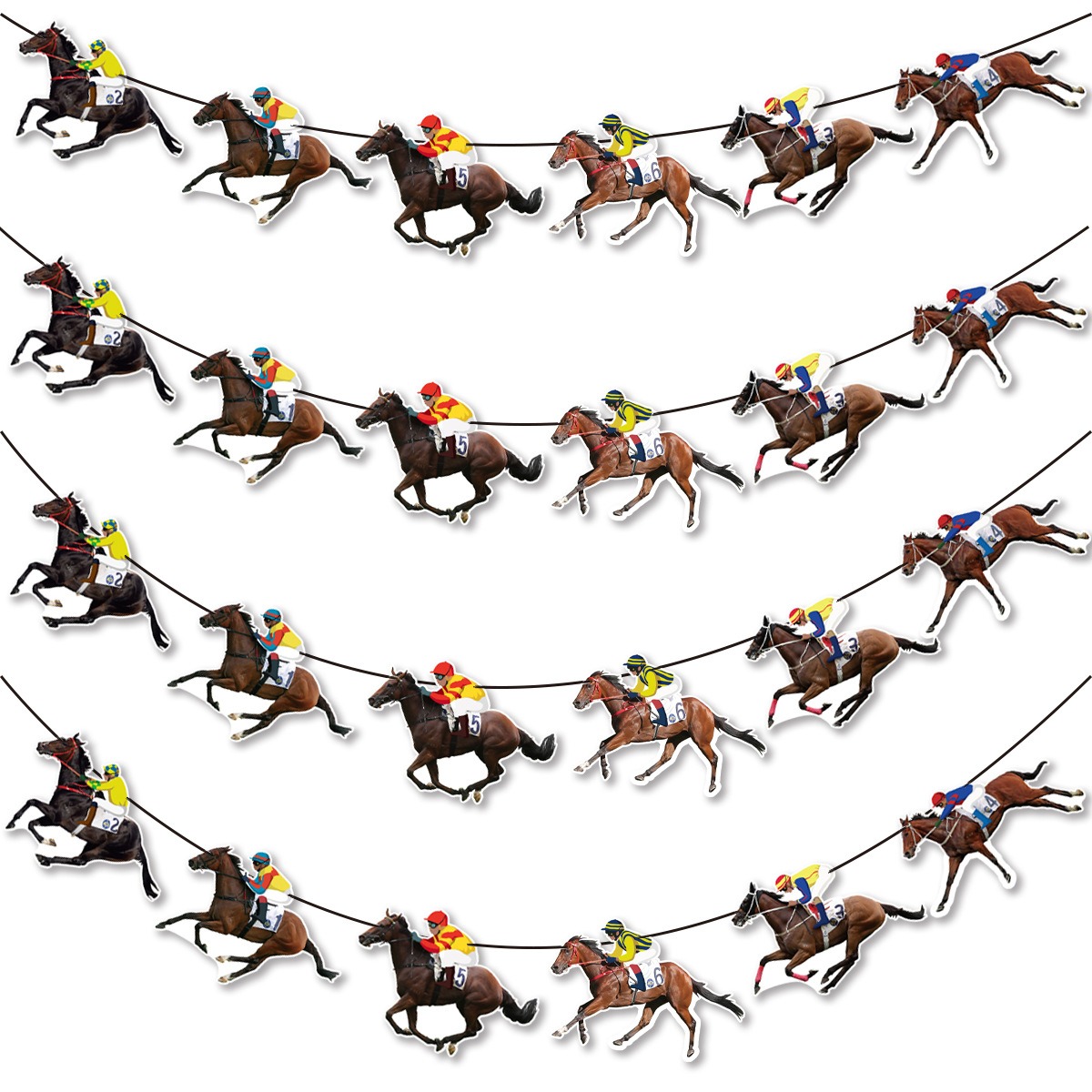 Horse Racing Party Banner Garl - đánh giá và giá Science Of Happiness