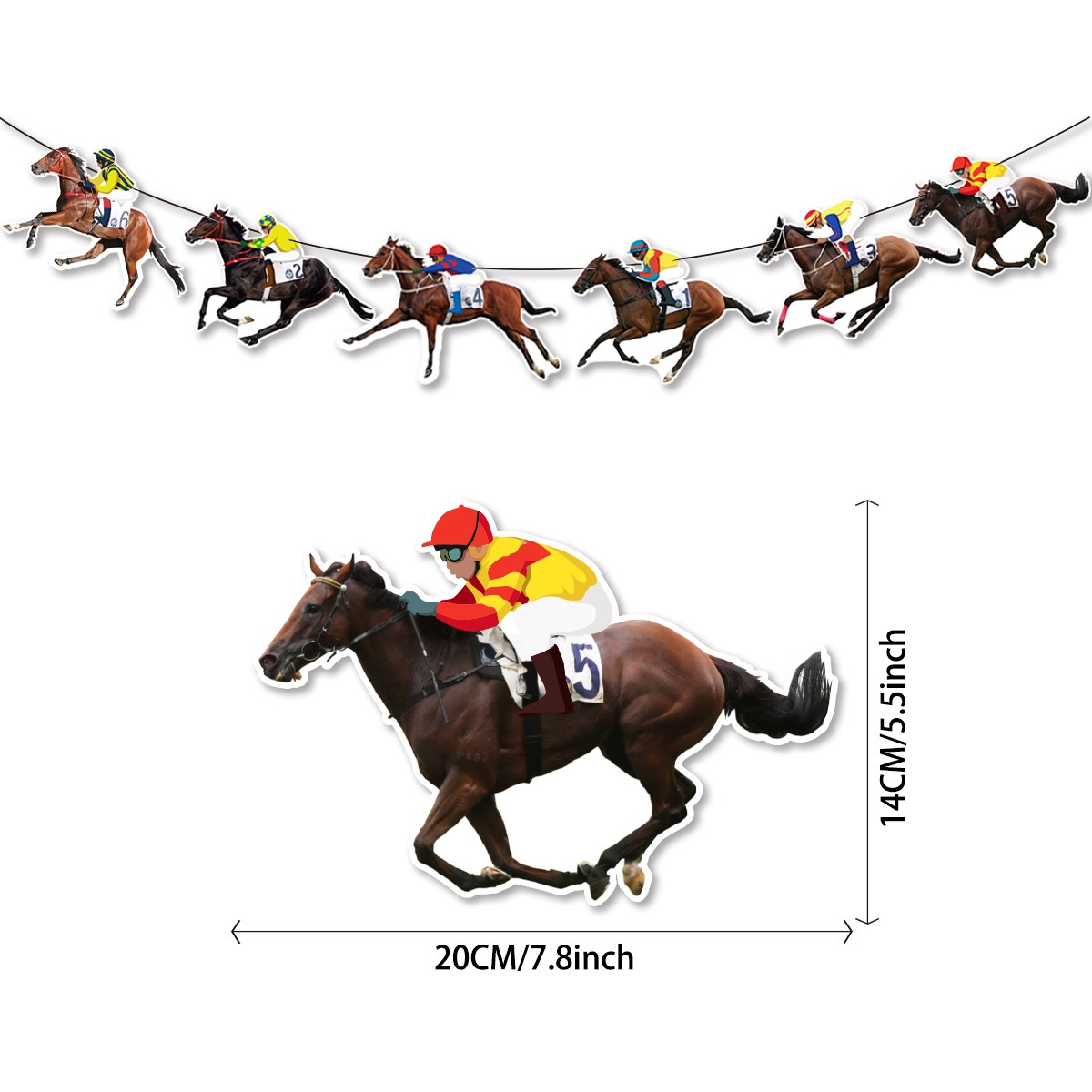 Horse Racing Party Banner Garl - đánh giá và giá Science Of Happiness