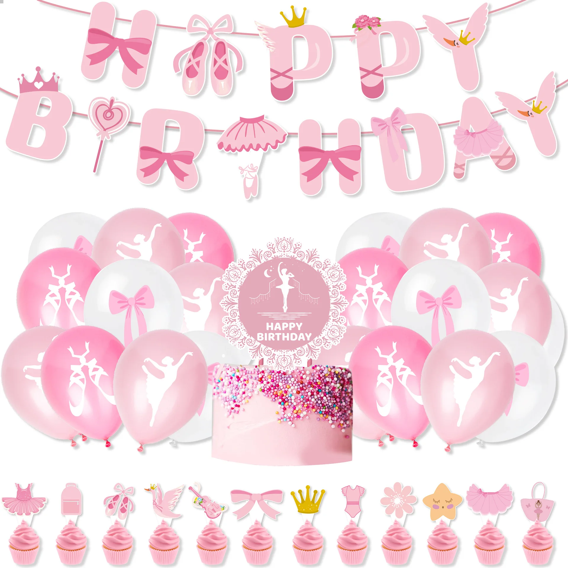 Pink Ballerina Ballet girl Hap - đánh giá và giá Science Of Happiness