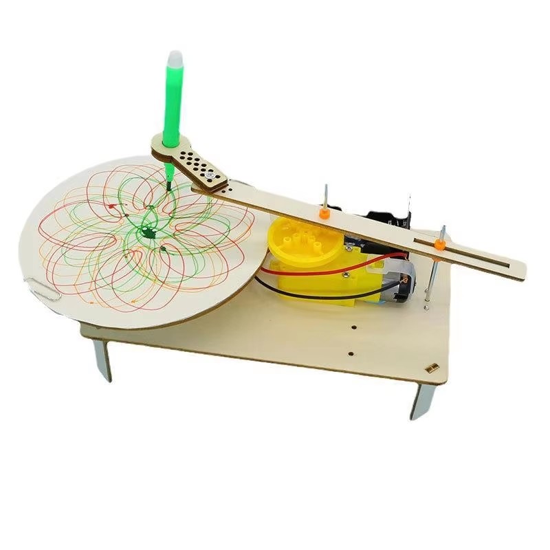 DIY Creative  wooden electric  - đánh giá và giá Science Project Robot