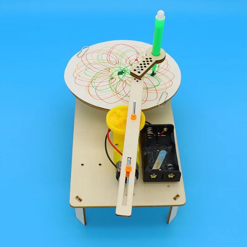 DIY Creative  wooden electric  - đánh giá và giá Science Project Robot