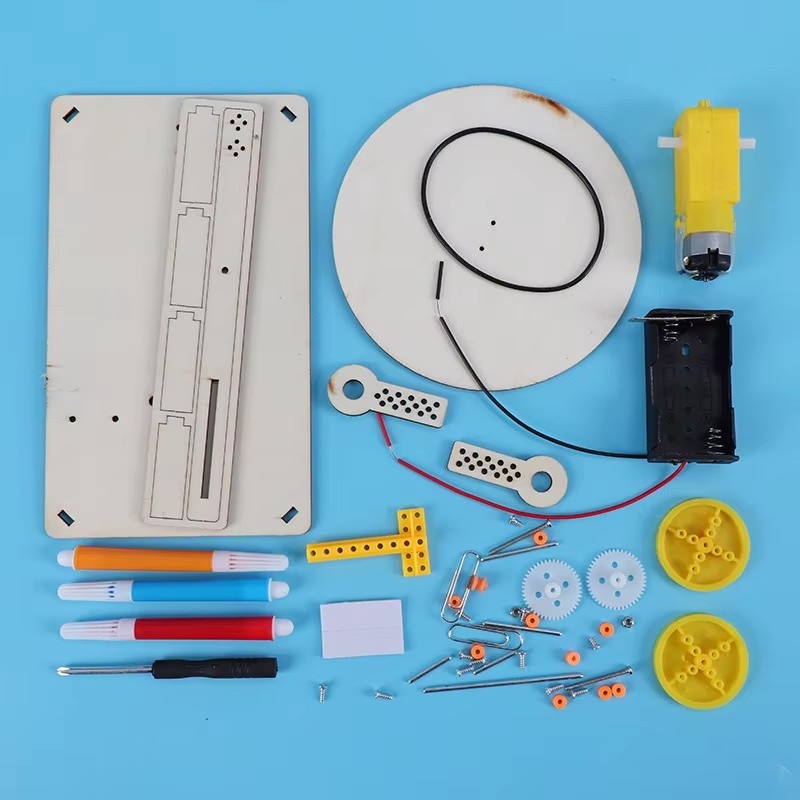 DIY Creative  wooden electric  - đánh giá và giá Science Project Robot