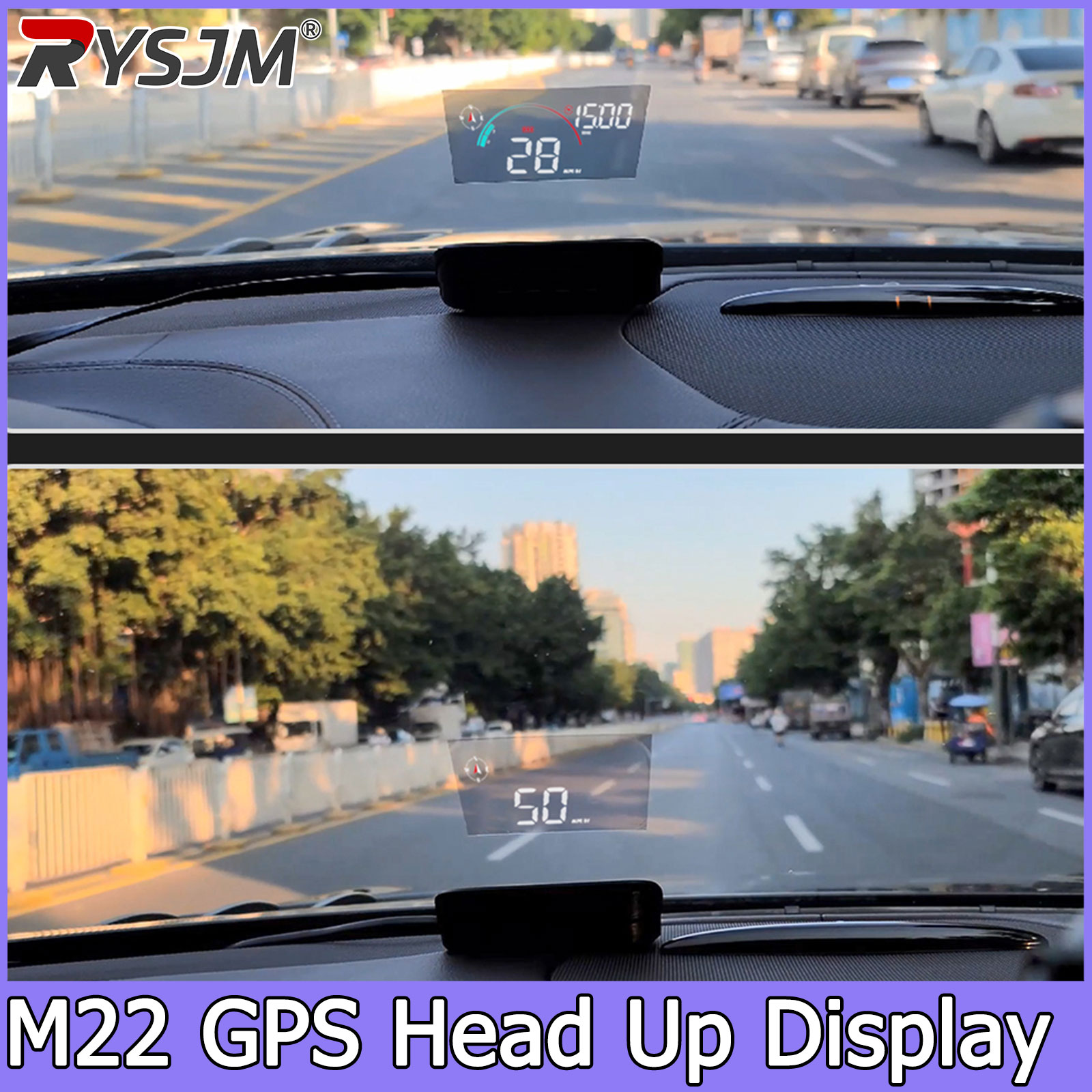 Windshield Projector M22 GPS S - đánh giá và giá Anemometer Wind Speed